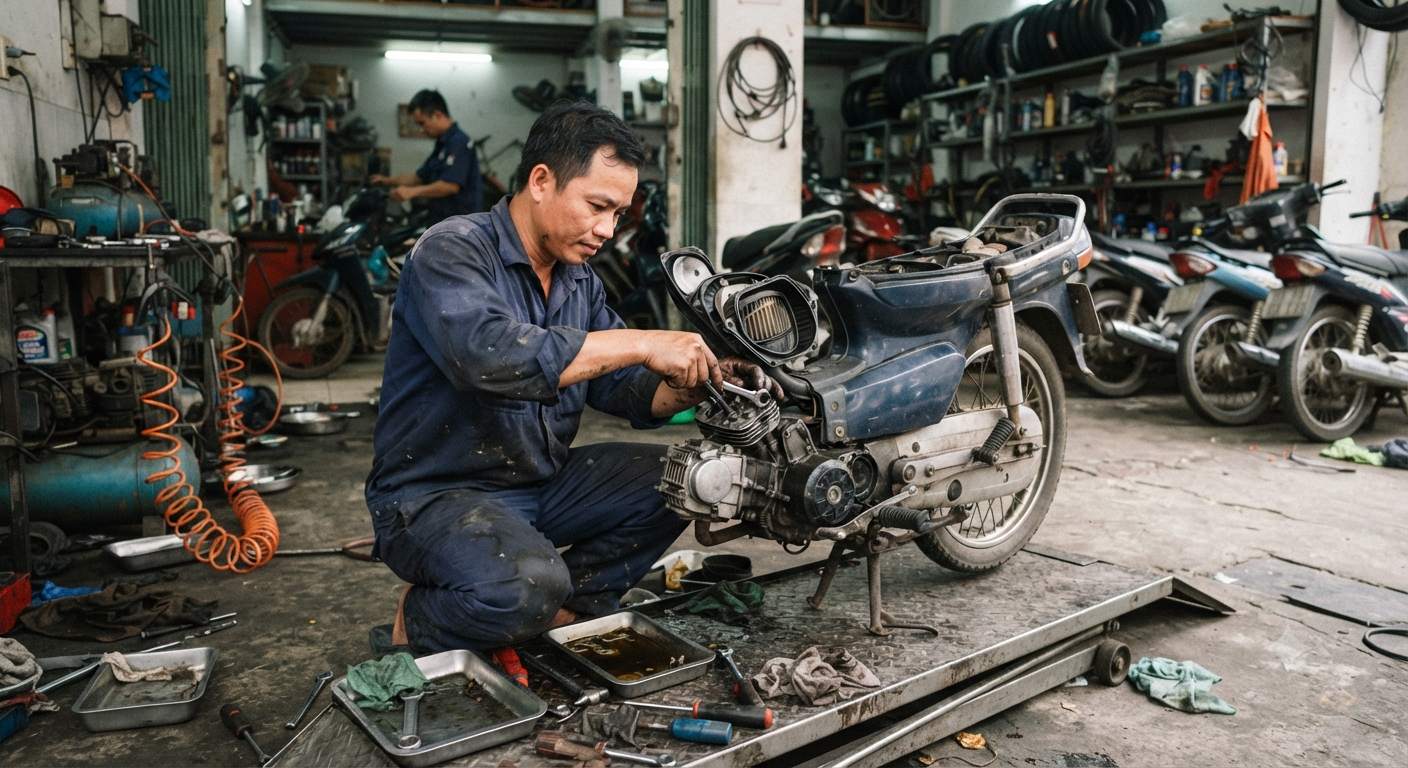 Khi nào cần bảo dưỡng xe máy?
