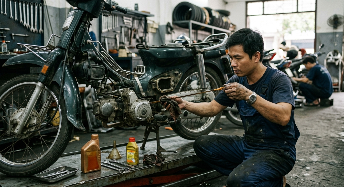 Kiểm tra hệ thống chất lỏng và dầu nhớt cốt lõi